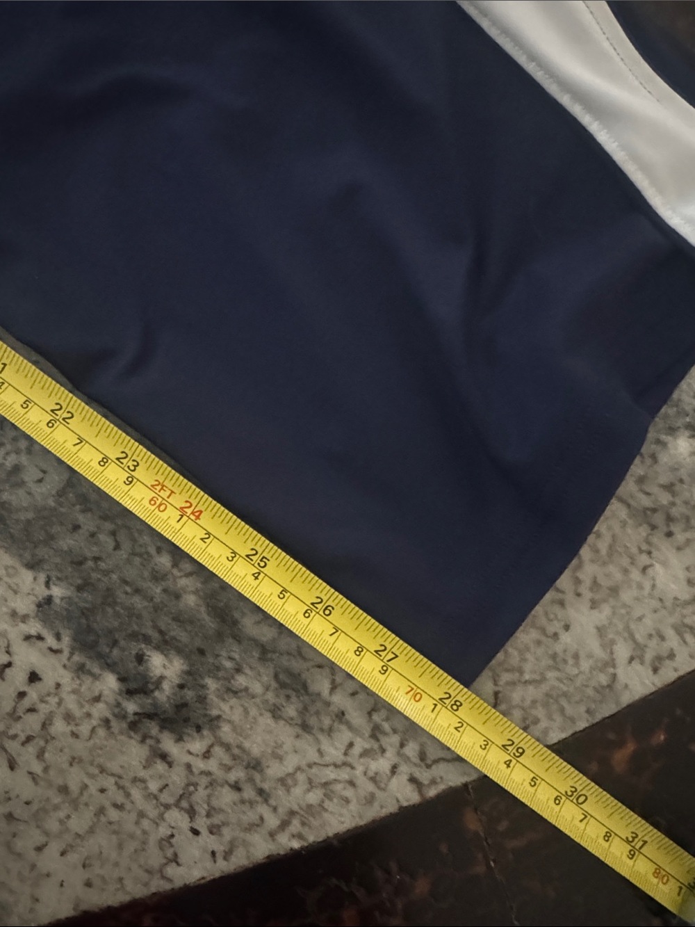 Offline women’s Navy Track Joggers with White Side Stripes (sm pants: med top) - Picture 10 of 12